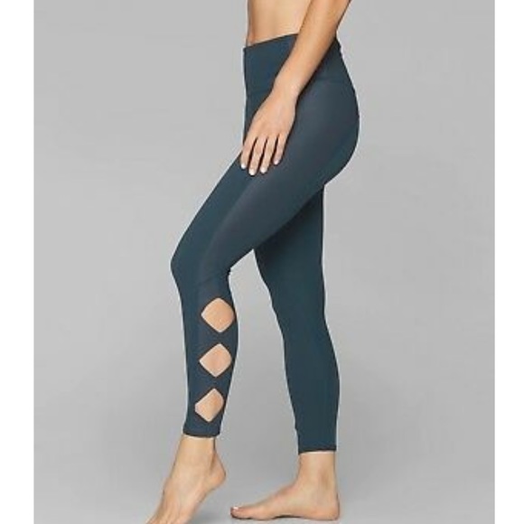 Athleta Pants & Jumpsuits Athleta Diamond Cobra Cutout Ankle Tights